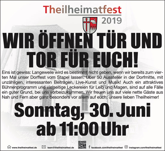 theilheimatfest ankuendigung